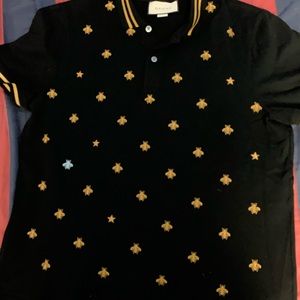 Black Gucci shirt